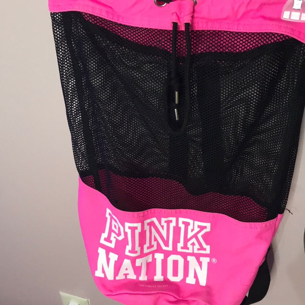 PINK NATION drawstring backpack